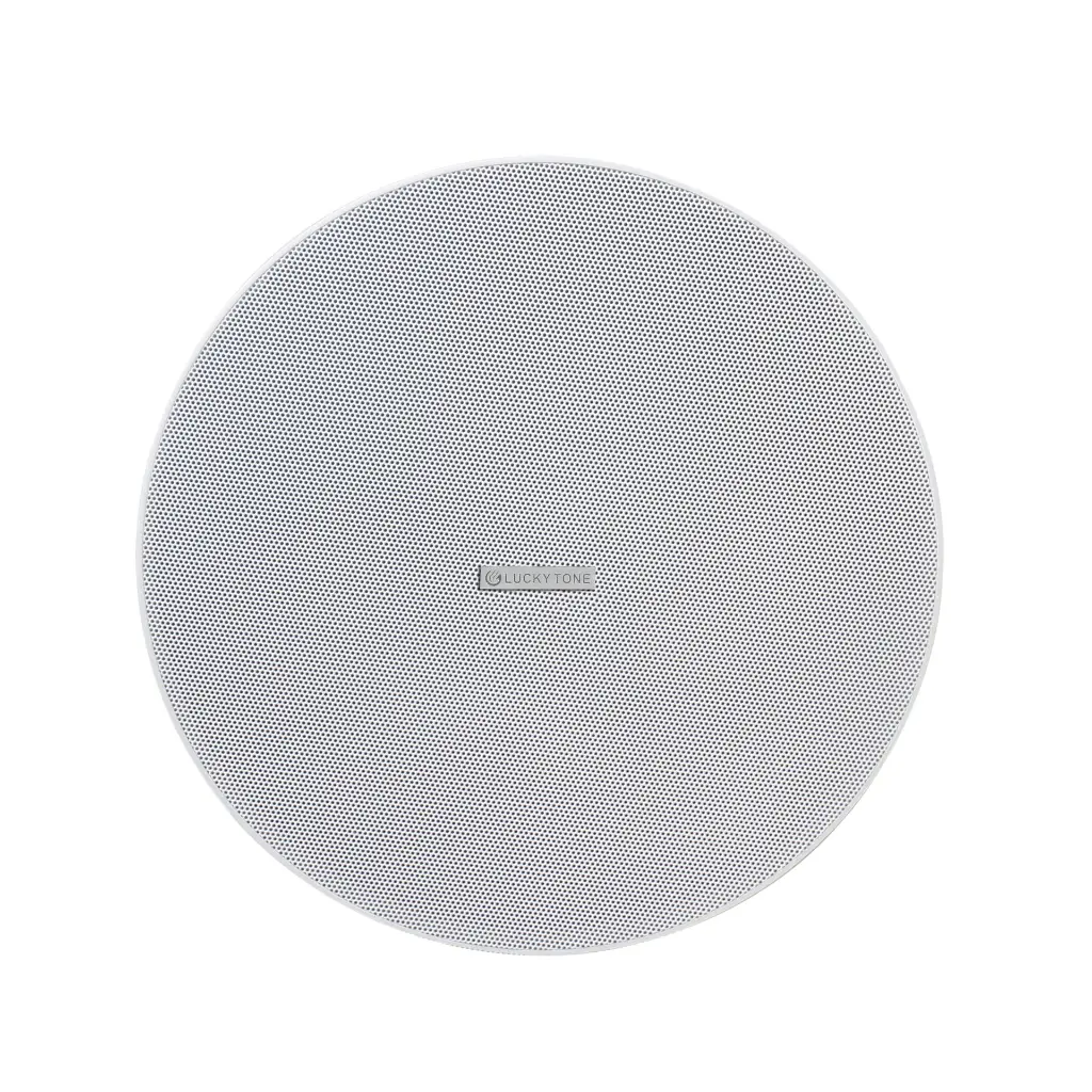 Plastic ceiling speaker rimless 8.0"