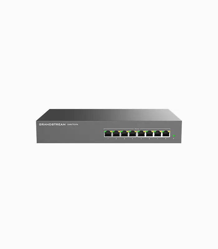 GWN7701PA  8port POE